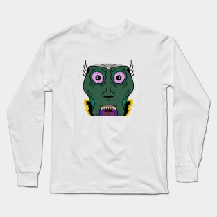 Monster Face Long Sleeve T-Shirt